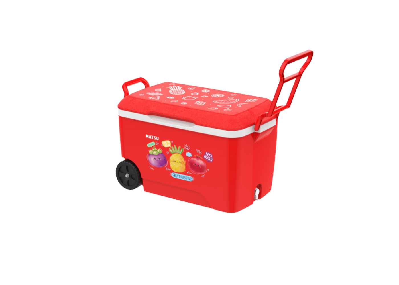 Bình đá vuông 60L bánh xe Duy Tân 0242